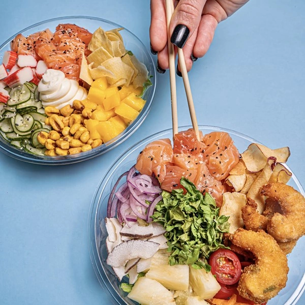 Poke de Salmão Empanado